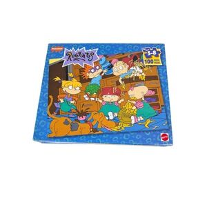 Vintage 1997 Rugrats Jigsaw Puzzle Mattel 100 Piece Nickelodeon 41501 90s Toy‎